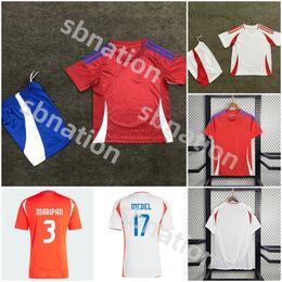 24/25 Chile Soccer Jersey Nuova stagione Nunez Vidal Alexis Medel Valdes Mendez Suazo Ch.Araguiz Brereton Diaz Echeverria Aravena National Team Kids Kits Shirt