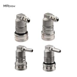 accessories Ball Lock Disconnect Stainless Steel Homebrew Corny Keg Connector Liquid & Gas Dispenser 1/4"barb & 1/4"mfl Beer Wine Bar Tools