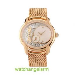 AP Wristwatch Collection 77244OR.GG.1272OR.01 Millennium Series 18K Rose Gold Frost Gold Opal Stone Manual Mechanical Womens Watch