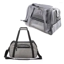 Cat Carriers Pet For Carrier Case Adjustable Strap Foldable Travel Fo Drop