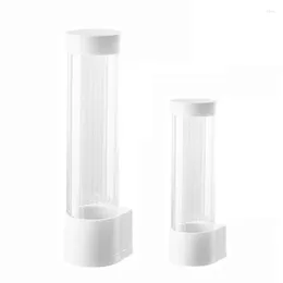 Disposable Cups Straws Paper Cup Dispenser Holder For Water Wall Mounted Automatic Storage Rack Container