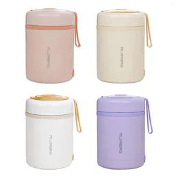 Dinnerware Insulated Lunch Container Lunchbox For Adults Kids Constant Temperature 600ml Warmer Home Outdoor Camping Picnic Office