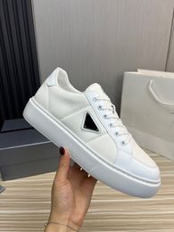 24S Summer Walk Prax Trainers Men Shoes White Black Nappa Leather Sneakers Luxury Platform Sole Casual Excellent Outdoor Daily Skateboard Walking Skate Shoe Box