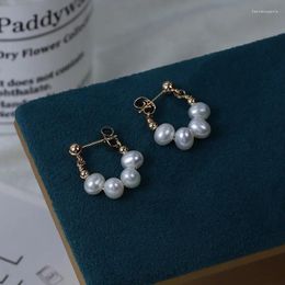 Dangle Earrings Natural Fresh Water Pearl Fashion One Dual-Wear Wholesale