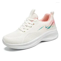 Casual Shoes Sports For Women 2024 Spring White Breathable Sneakers Summer Air Cushion Running Shoe Zapatillas Mujer