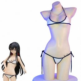 anilv Pool Parry Anime Comics Girl Yukinoshita Yukino Bikini Swimsuit Women Cute Maid Underwear Costume Cosplay Clothes s9lQ#