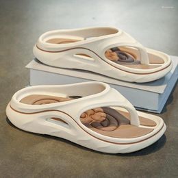Slippers 2024 Men Summer EVA Soft-soled Platform Slides Sandals Indoor Outdoor Shoes Walking Beach Flip Flops