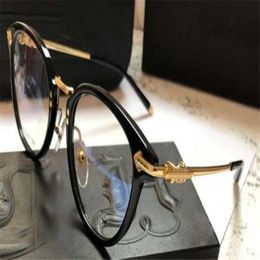 New popular retro men optical glasses FANX punk style designer retro square frame with leather box HD lens top quality260n