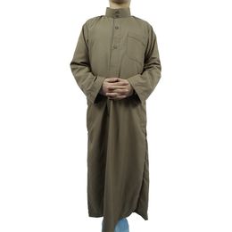 Middle East Clothes Middle Eastern Children Abaya Kids Boys Clothing,Long Sleeve,Standing Neck