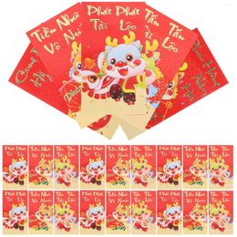 Gift Wrap Vietnamese Year Red Envelopes The Dragon Hong Bao 2024 Lucky Money Packet Spring Festival