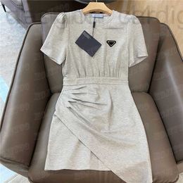 Basic & Casual Dresses designer Plus size Badge Knitted For Women Irregular Slim Sexy Long Skirts Summer Vacation Style Lady Dress IFK0 B1LH