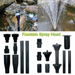 Baths 8x Plastic Fountain Pump Nozzle Set Fountain Spray Head Set Water Spray Heads Pond Submersible Pump Pool Pond Submersible