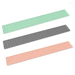 Table Mats Kitchen Counter Drainer Waterproof Draining Mat In Silicone Quick Drying With Texture Design For Living Room