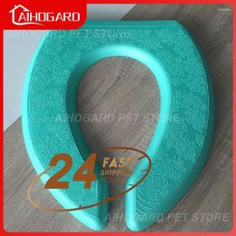 Toilet Seat Covers Paste Easy Installation Stylish Design To Clean Non-slip Comfortable Reusable Washable Lid