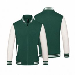 men's Baseball Jacket Fi Cott University Campus Baseball Uniform Women's Baseball Jacket Custom Solid Colour Wholesale C1K6#