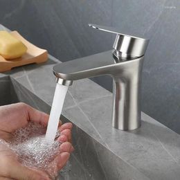 Bathroom Sink Faucets 304 Stainless Steel Paint Faucet And Cold Water Basin Durable Lavatory Accessories