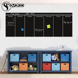 Stickers 2023 Large Week Planner Chalkboard Blackboard Vinyl Wall Decal Sticker Office Decoration Calendar Stickers 57x160cm