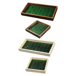 Tea Trays Serving Tray Chinese Style Countertop Breakfast Snack Coffee For El Kitchen Home Decor Dinners