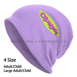 Berets Clueless Beanies Knit Hat Neon Pink Purple Lime Trendy Redububble Artist Brimless Knitted Skullcap Gift Casual