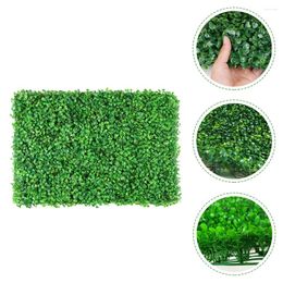 Decorative Flowers Carpet Artificial Grass Wall Outdoor Backdrop Turf Fake For Patio