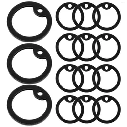 Dog Collars Silencers ID Silicone Round For 15pcs Tag Tags