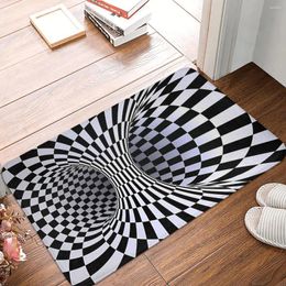 Carpets Trippy Optical Illusion Non-slip Rug Doormat Bath Mat Hallway Carpet Entrance Door Decor