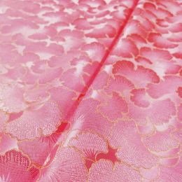 Fabric 100*75cm Ginkgo Pattern Jacquard Brocade Fabrics For Satin Dress Designer Sewing Cheongsam Kimono Garment Diy Patchwork Material