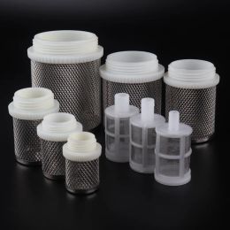 Connectors 30pcs 304 Stainless Steel Mesh Philtre Irrigation Water Pump Protection Cheque Valve Screen Strainer Pumps Footvalve Philtre Mesh