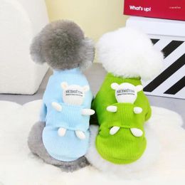 Dog Apparel Thickened Sweater For Dogs Warm Coat Bear Toy Cotton Hoodie Small Pet Clothing Puppy Clothes Autumn And Winter