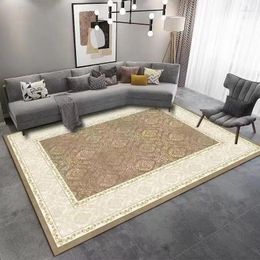Carpets European Style Living Room Carpet High-end Light Luxury American Anti Slip And Dirt Resistant Retro Bedside