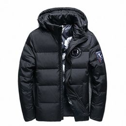 hot Sale Fi Winter Big Hooded Duck Down Jackets Men Warm High Quality Down Coats Male Casual Winter Outerwer Down Parkas 96xm#