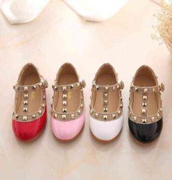 CCTWINS KIDS spring girls brand for baby shoes stud Single shoes children nude sandal toddler princess flats party Dance shoe X0706366173