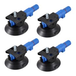 Tips 4x 3 Inch Concave Vacuum Cup 75mm Heavy Duty Hand Pump Suction Cup with M6 Threaded Stud