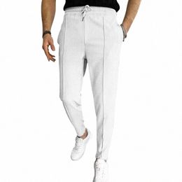 2023 Amaz Summer New Men's European and American Independent Stati Foreign Trade Drawstring Sports Casual Pants for Men r5Az#