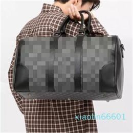 Designer-gradient Colour fashion travel bag big flower men women duffle leather luggage handbags large capacity sport letter print 258B