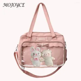 Shoulder Bags Fashion Handbags Kawaii Bag Japanese Messenger Crossbody Pouch With Pendant Tote Purse For College Student Girls