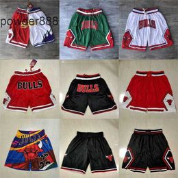 Throwback Basketball Shorts Pocket Red Black