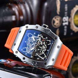 Watch Amazing Hot-sale Mechanical Richarsmill Wrist Kv Factory Rms35-02 Cutout Fashion Personality Ghost Head Men's Rakish Luxury Colours 3e