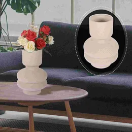 Vases Special Shaped Circle Vase Home Decoration Ceramics Special-shaped Flower Container