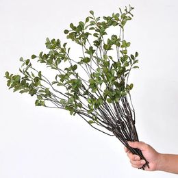 Decorative Flowers 3pcs Fall Leaf Branch Thanksgiving Day Fake Plant Harvest Festival Decors