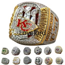 Luxury Super Bowl Championship Ring Designer 14K Gold KC Champions Rings For Mens Womens Diamond Sport Jewelry