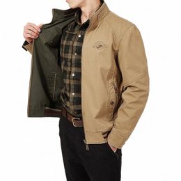 men's Jacket M-6XL Spring Autumn Clothing Fi Military Jackets Cott Busin Andcoats Casual Parkas Multi-pocket Clothes q5ho#