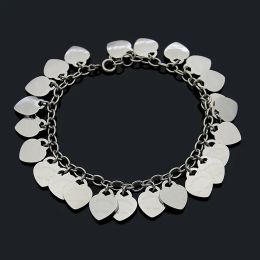 Top Quality T Hearts Women Designer Bangles Classic Bracelet Luxury Brand Couple Bracelets