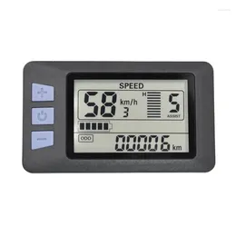 Party Decoration P3H LCD Display Meter Dashboard 24V 36V 48V 60V Electric Bike Panel For Scooter(5PIN)