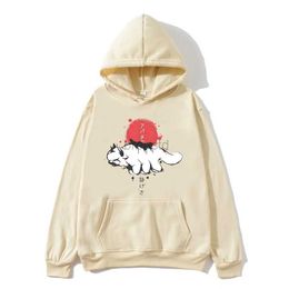 Erkek Hoodies Sweatshirts Avatar Son Airbender Appa Hoodie Sıradan Kapşonlu Kapüşonlu Konforlu Grafik Baskı Ropa Hombre Sweatshirt 24328