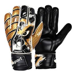 Gloves Finger Professional Goalkeeper Adult Football Glove Size 10 Protective Kit Goalie Training Thickened Latex 240318