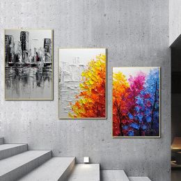 Number GATYZTORY 3pcs Painting By Numbers For Adults Landscape HandPainted Oil Painting Canvas DIY Gift Home Decor 40X50cm