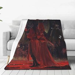 Blankets Tian Guan Ci Fu Anime Blanket Warm Cozy Anti-pilling Flannel Throw For Bedding Home Decor