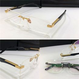 Fashion prescription eyeglasses THE ARTIS I rimless frame big legs optical glasses clear lens simple business style for men318j