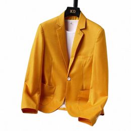 2023 di alta qualità casual bello partito giacca da uomo busin casual fi singolo ovest piccolo vestito stile britannico dr marea Q6Va #